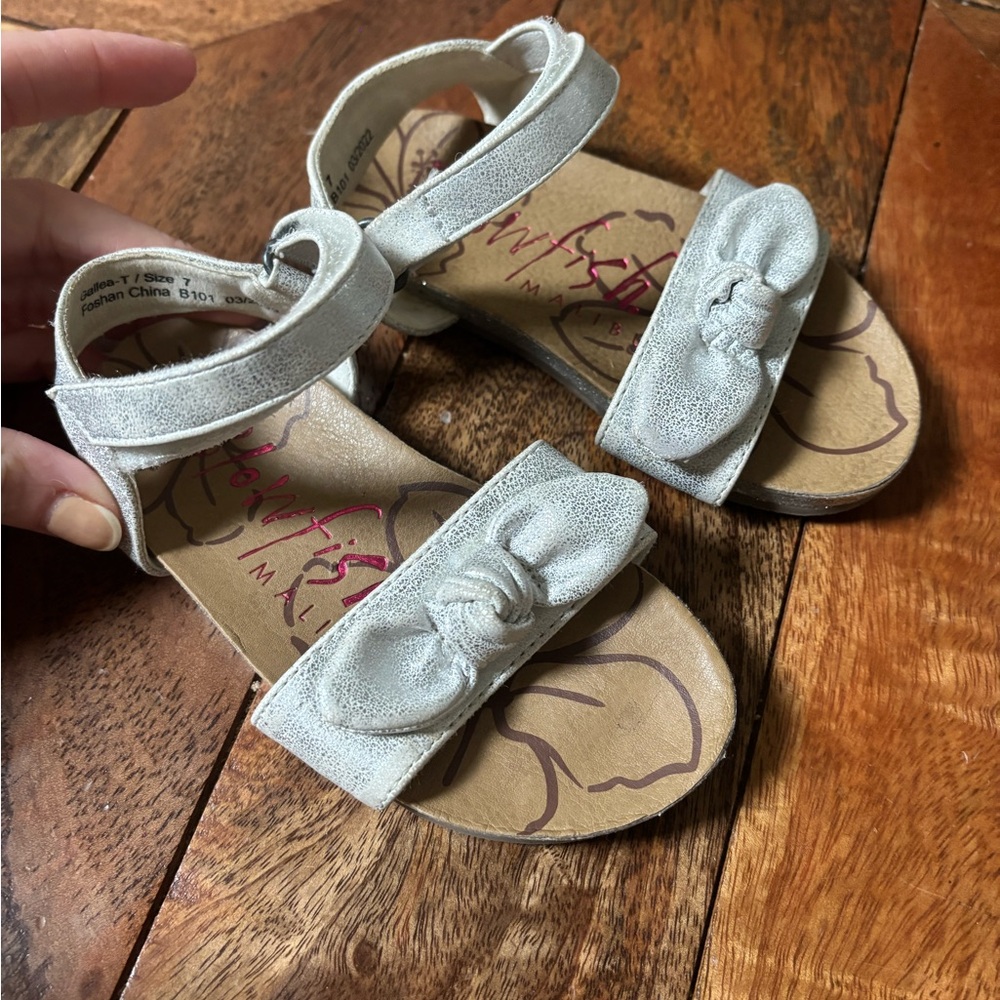 Blowfish Kids Silver Sandals size 7